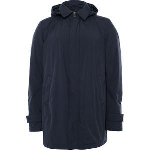 Herno Heren jas blauw (Maat: 56) - Effen