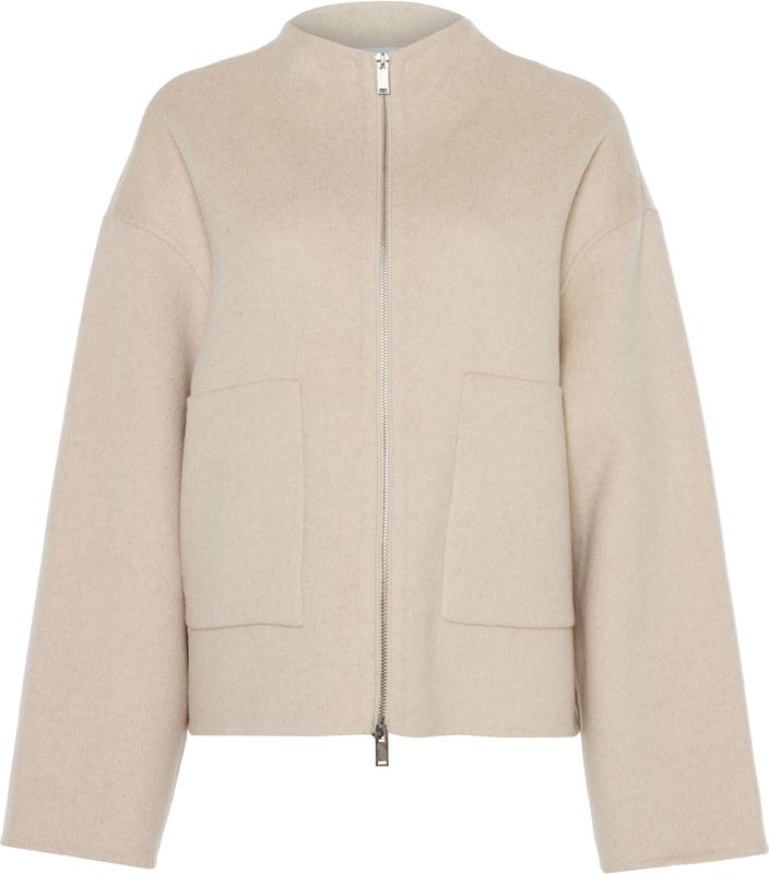 OPUS Jas beige (Maat: L) - Effen