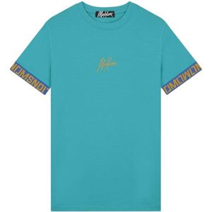 Malelions T-shirt blauw (Maat: XL) - Tekst - Halslijn: Ronde hals,