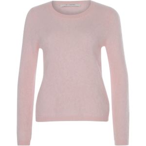 Absolut Cashmere Dames trui roze (Maat: S) - Effen - Halslijn: Ronde hals,