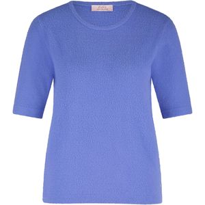 Studio Anneloes Dames trui blauw (Maat: XS) - Effen - Halslijn: Ronde hals,