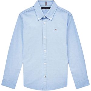 Tommy Hilfiger Overhemd lange mouw blauw (Maat: 128) - Effen
