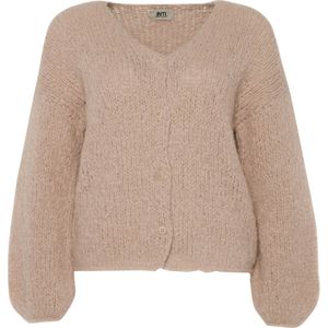Inti Knitwear Vest roze (Maat: L) - Effen - Halslijn: V-hals,