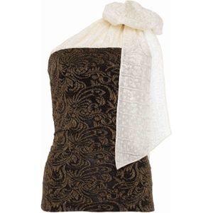 Stella Nova Top goud (Maat: M) - Halslijn: One shoulder,