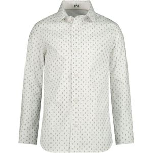 Gymp Jongens overhemd lange mouw wit (Maat: 116)