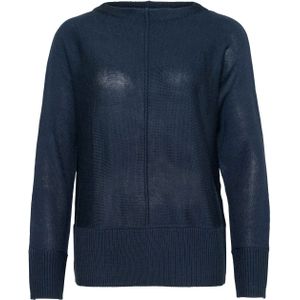 Frank Walder Dames trui blauw (Maat: 38) - Halslijn: Ronde hals,