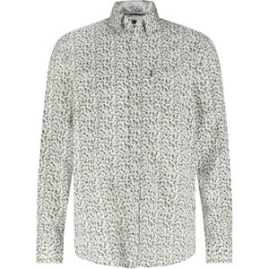 State of Art - Overhemd - Groen - Allover Print - Regular Fit