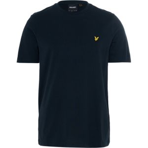 Lyle & Scott T-shirt blauw (Maat: XS) - Logo - Halslijn: Ronde hals,