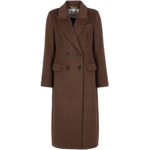 Giacomo Dames jas bruin (Maat: XS) - Effen