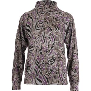 Enjoy Sweater paars (Maat: 2XL) - Halslijn: Col,