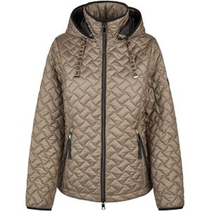 Barbara Lebek Jas bruin (Maat: 52) - Effen