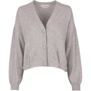 March23 Vest grijs (Maat: M) - Effen - Halslijn: V-hals,