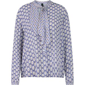 Marc Cain - Blouse - Regular Fit - All-over Motiefprint