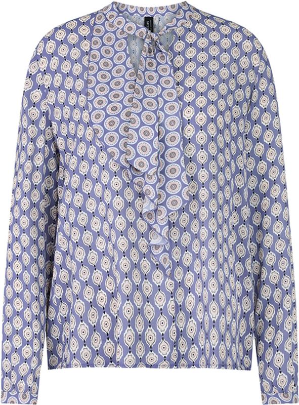 Marc Cain - Blouse - Regular Fit - All-over Motiefprint