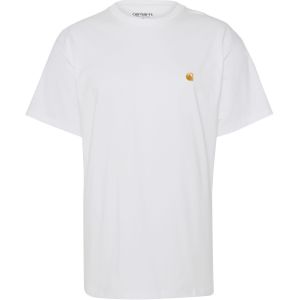 Carhartt WIP T-shirt wit (Maat: XL) - Effen - Halslijn: Ronde hals,