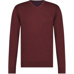Fellows United Trui bordeaux (Maat: 3XL) - Effen - Halslijn: V-hals,