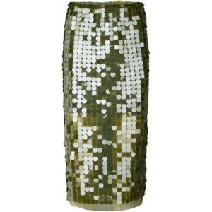 Rabens Saloner Dames rok groen (Maat: S)