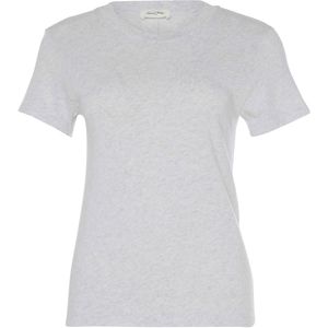 American Vintage T-shirt grijs (Maat: L) - Effen - Halslijn: Ronde hals,