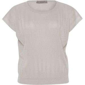 D. Exterior Sweater beige (Maat: M) - Effen - Halslijn: Ronde hals,