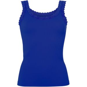 Tim & Simonsen - Frida Rib Top - Blauw - Dames