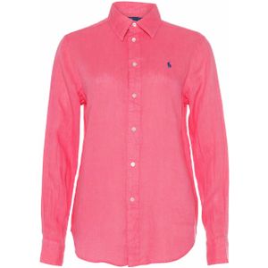 Ralph Lauren Blouse roze (Maat: XL) - Halslijn: Kraag,