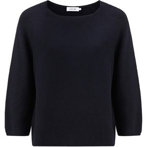 Knit-ted - Pullover 252P007 Sarah - Donker Blauw