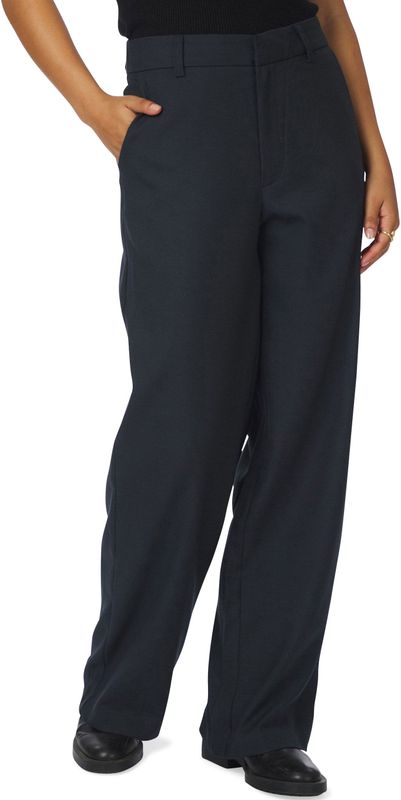 Neo Noir Emmett Melange dames broek blauw (Maat: 34) - Effen