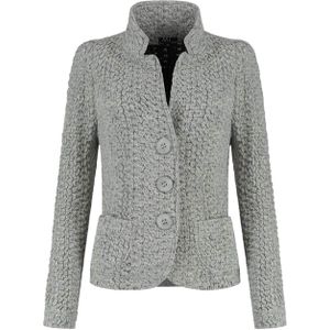 ML COLLECTIONS Dames blazer grijs (Maat: 42) - Effen