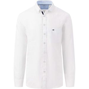 Fynch-Hatton Overhemd lange mouw wit (Maat: XL) - Effen