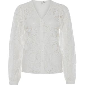 Vero moda Blouse ecru (Maat: S) - Halslijn: V-hals,