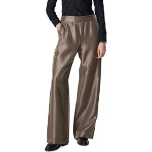 Aimée the Label broek bruin (Maat: M) - Effen