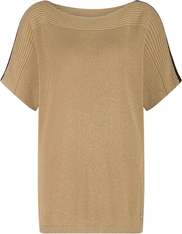 NUKUS - Top Merla - Lurex - Cognac