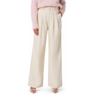 Ibana Pristina Sandstone dames broek ecru (Maat: 38) - Effen