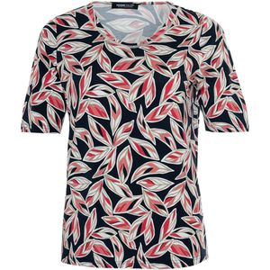 Frank Walder T-shirt rood (Maat: 44) - Halslijn: Ronde hals,