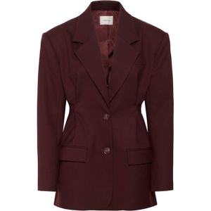 Gestuz - Gzpaula - Blazer - Rood - Leer