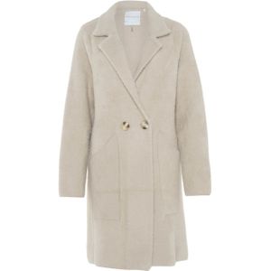 Rino & Pelle - Long Double Breasted Cardigan - Beige