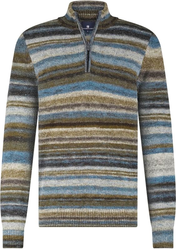 State of Art - Trui - Gestreept - Halve Rits - 13225056 - 8688