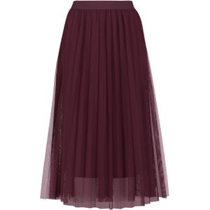 Betty en Co Dames rok bordeaux (Maat: 36) - Effen