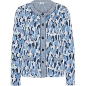 Sommermann Vest blauw (Maat: 38) - Animal - Halslijn: Ronde hals,