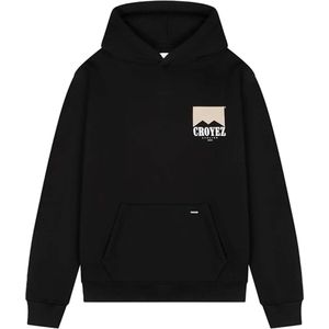 Croyez homme Hoodie zwart (Maat: XL) - Tekst - Halslijn: Capuchon,