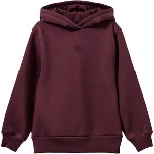 Sofie Schnoor Meisjes hoodie bordeaux (Maat: 140) - Effen - Halslijn: Capuchon,