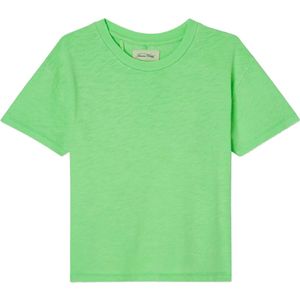 American Vintage T-shirt  groen (Maat: 134) - Effen - Halslijn: Ronde hals,