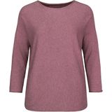 Bianca - Trui - Roze - Mélange - Ronde Halslijn
