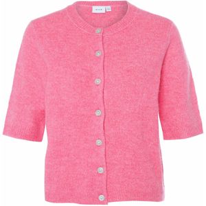 Vila - Vidainty O-neck - Cardigan - Sangria Sunset/Melange