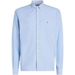 Tommy Hilfiger Overhemd lange mouw blauw (Maat: 2XL)