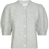 Neo Noir - Trudy Deco Knit - Cardigan - Lichtgrijs