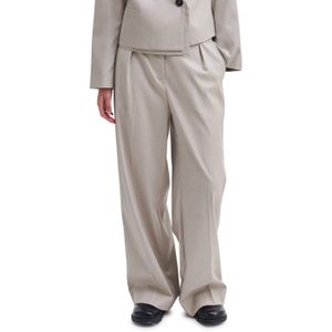 Second Female Sharo Trousers broek beige (Maat: L)