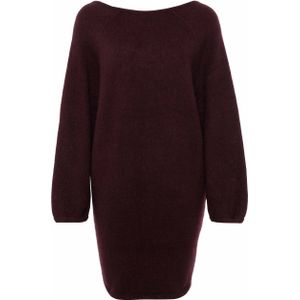 Karma Koma Jurk bordeaux (Maat: S) - Effen - Halslijn: Ronde hals,