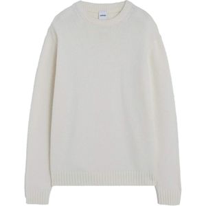ASPESI Trui ecru (Maat: 54) - Effen - Halslijn: Ronde hals,
