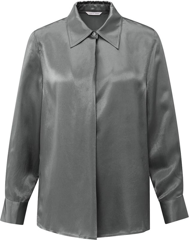 YAYA Blouse lange mouw 01-701326-510 Grijs
